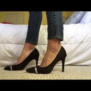 Pointed Black heels